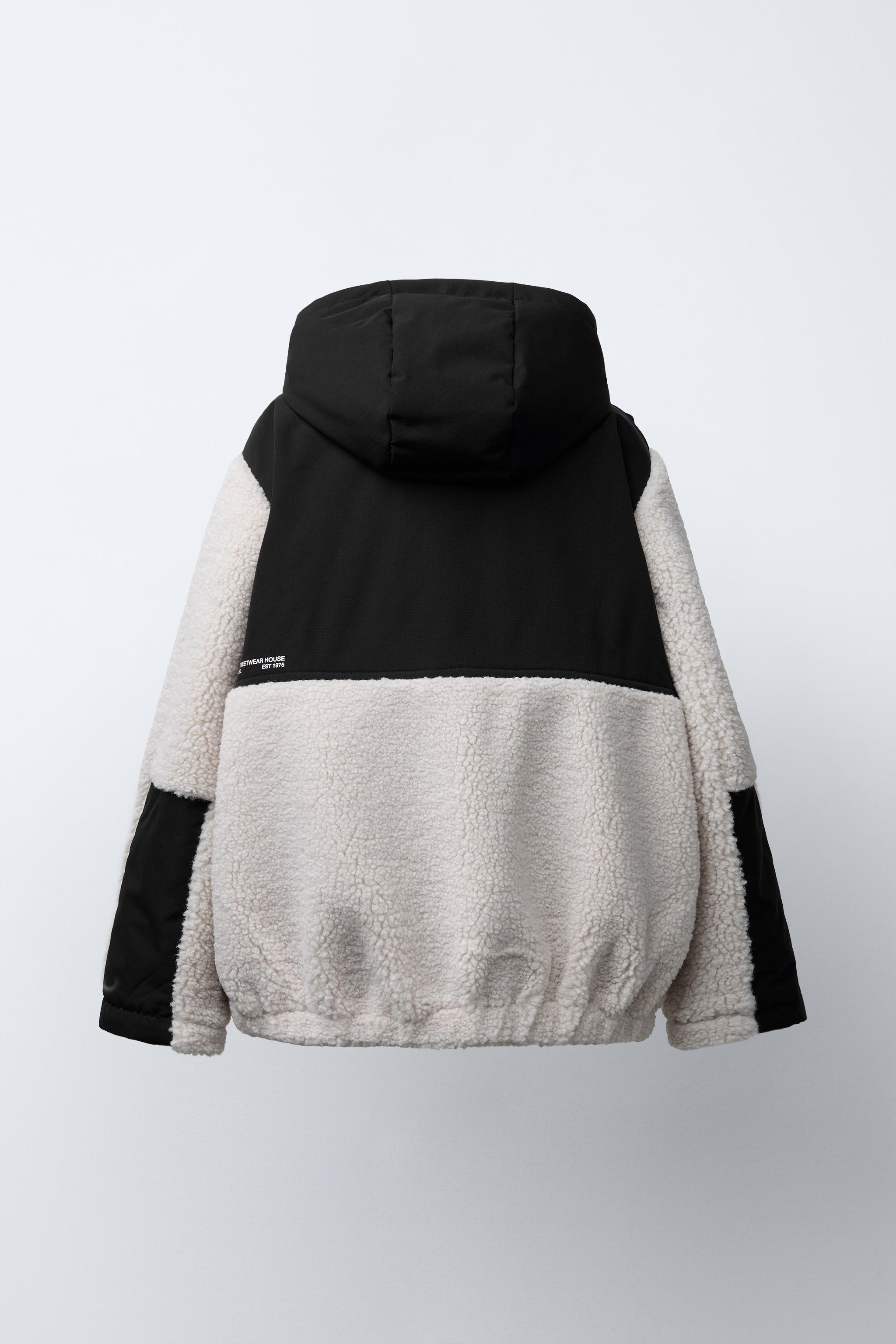 FLEECE AND NYLON JACKET